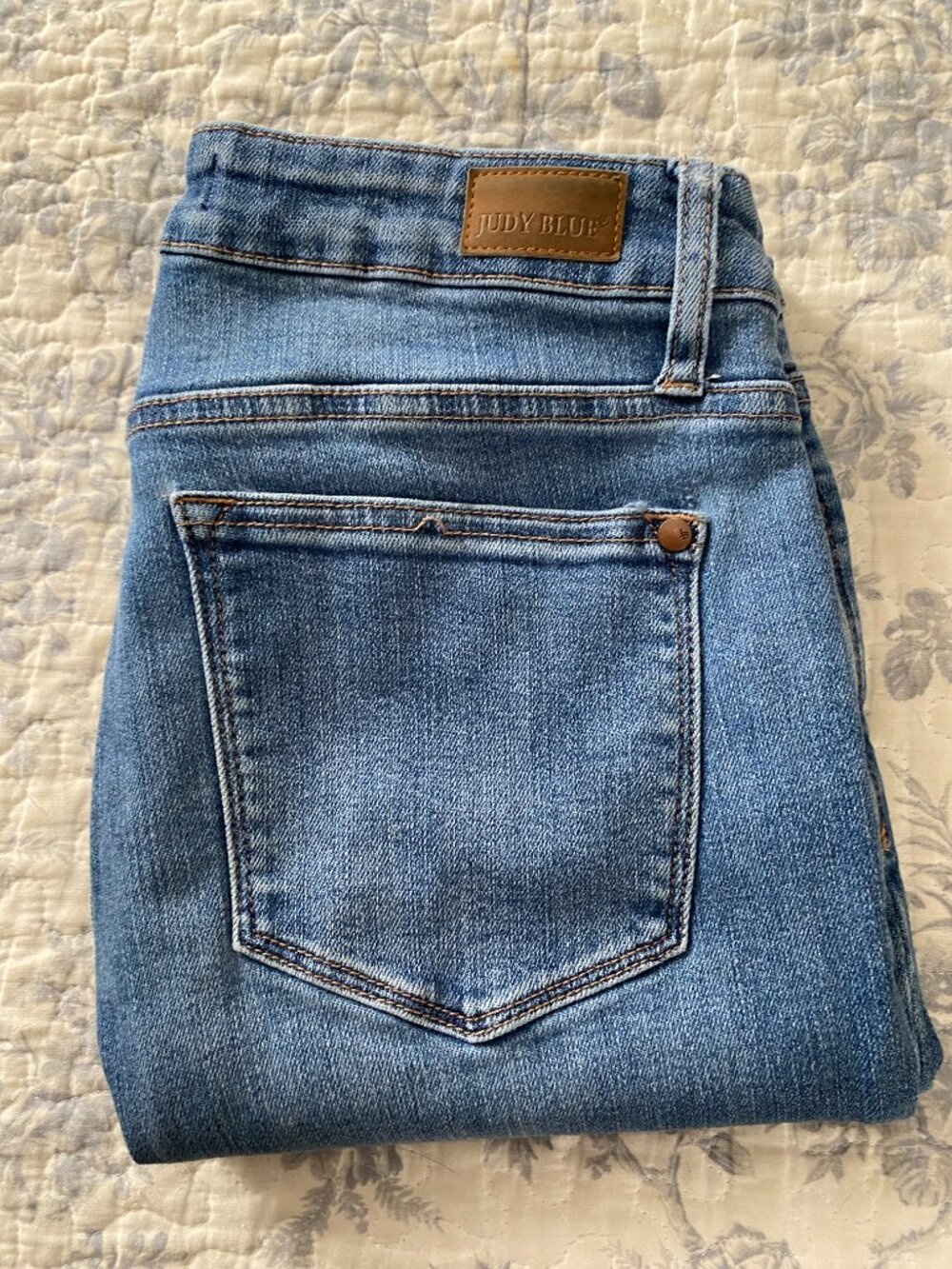 Judy Blue Women's 9/29 Skinny Fit High Rise Stretch Medium Wash Jeans JB88212 - Picture 15 of 15